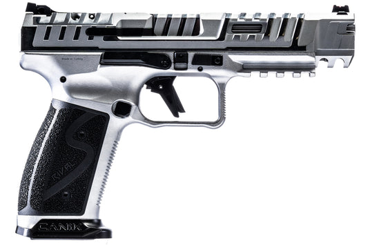 Canik SFX RIVAL-S 9MM CHROME 5" STEEL FRAME